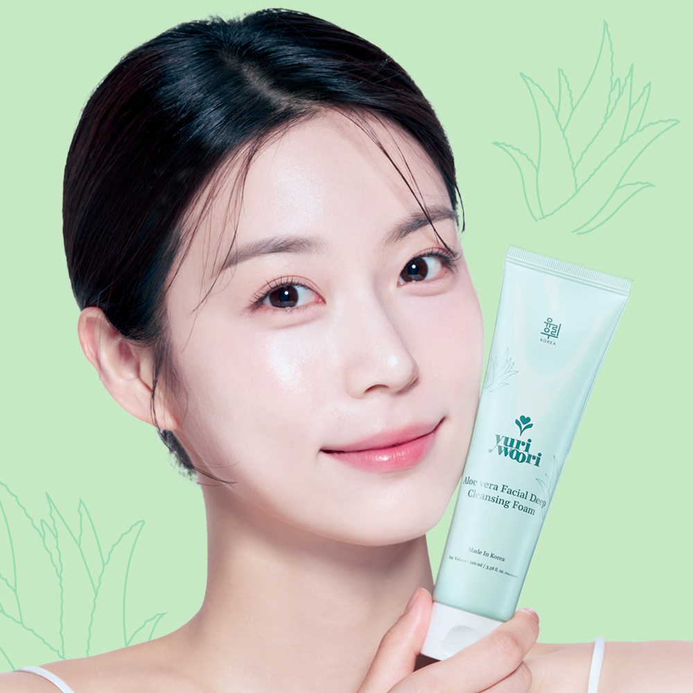 유리우리 알로에베라 훼이셜 딥 클렌징 폼