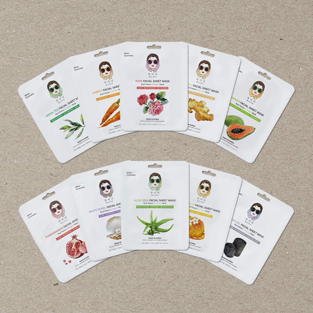 무이나 석류 페이셜 시트 마스크