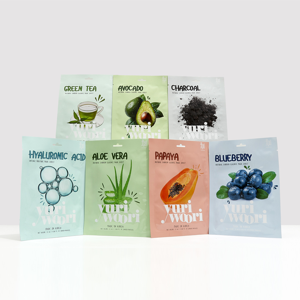 유리우리 네츄럴가든 에센스 마스크시트 석류