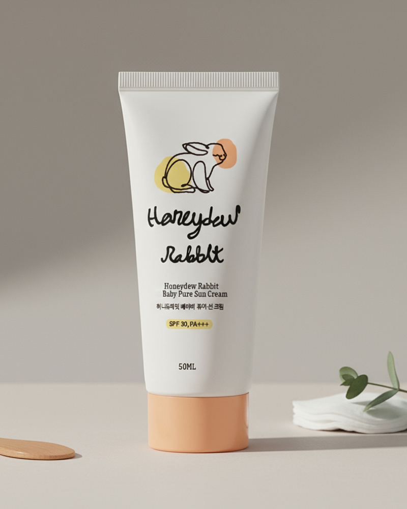 허니듀래빗 베이비 퓨어 선 크림 (SPF 30, PA+++)